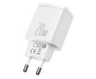 BASEUS sieciowa Compact Quick Charger 1xUSB 1xUSB-C 20W (biała) CCXJ-B02 - 1194209 - zdjęcie 4